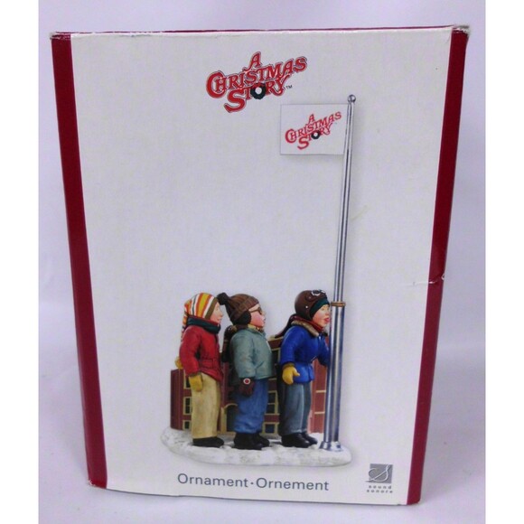 Carlton Cards Heirloom Ornament Christmas Story Stuck Flagpole Triple Dog Dare - Picture 1 of 5